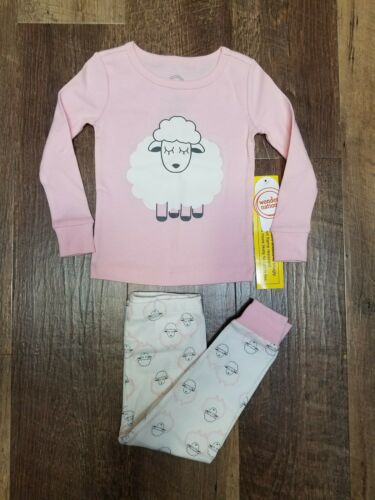 NEW!!! Toddler girls sheep snug fitting pajamas Sz. 18M