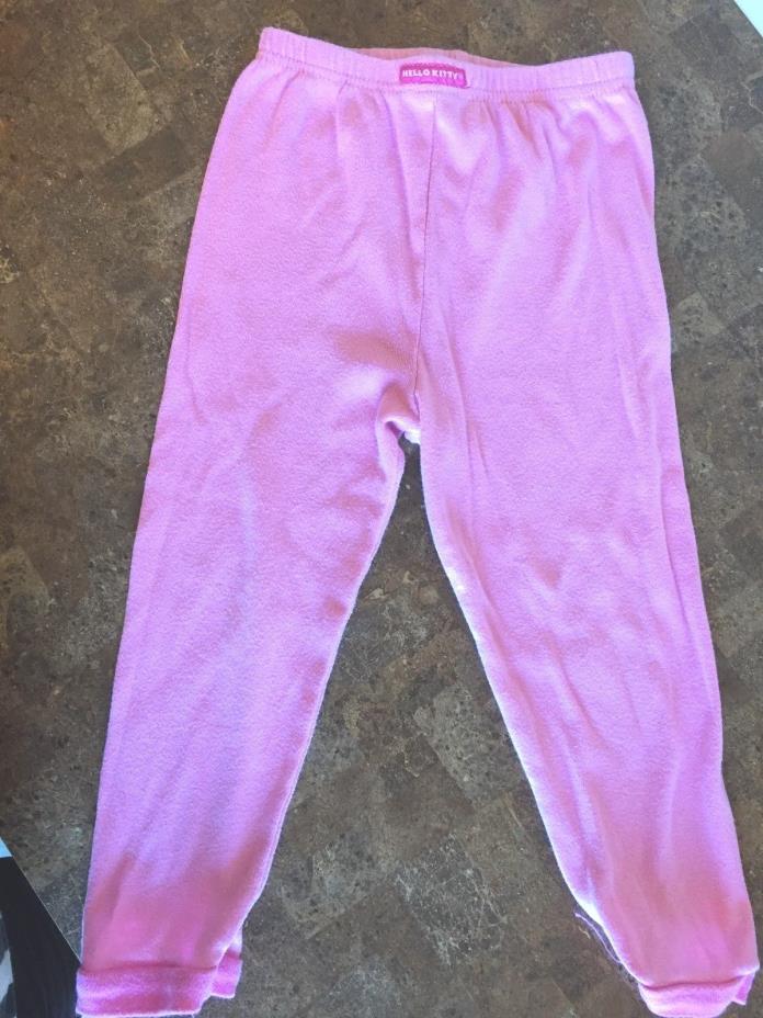 HELLO KITTY PINK PAJAMA BOTTOMS ONLY  CAN BE WORN AS OUTFIT WITH SHIRT SIZE 4T