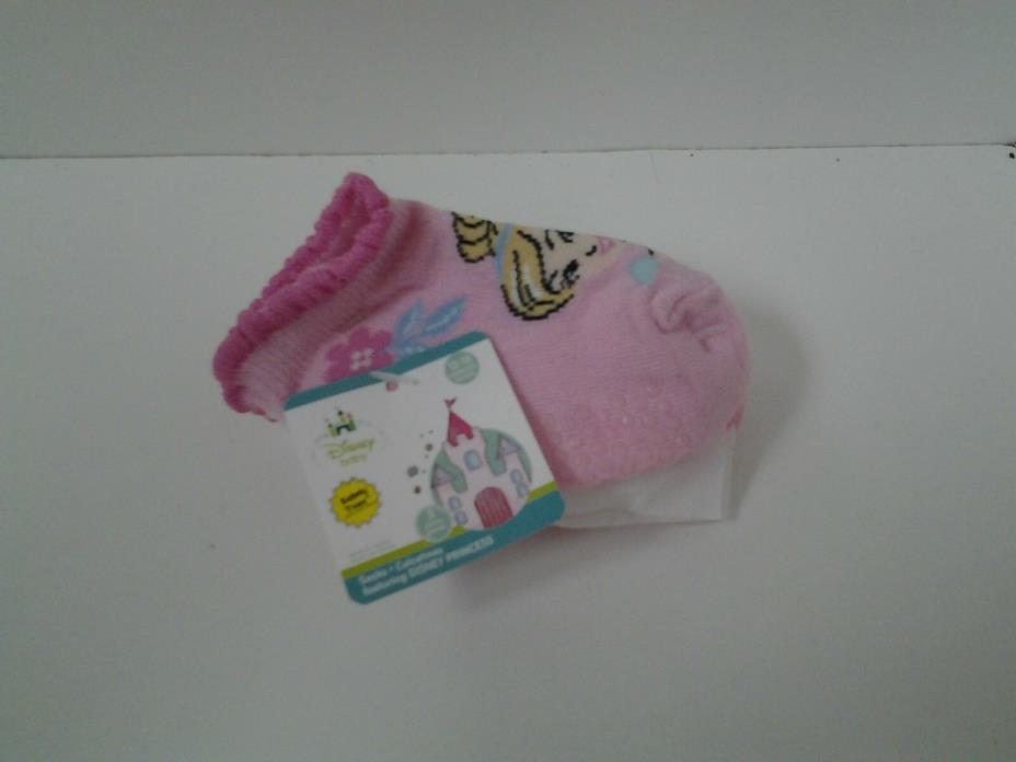 Disney Baby 3 Pair Safety Toes with Lining Socks 12 to 18 Months Non Skid Dots