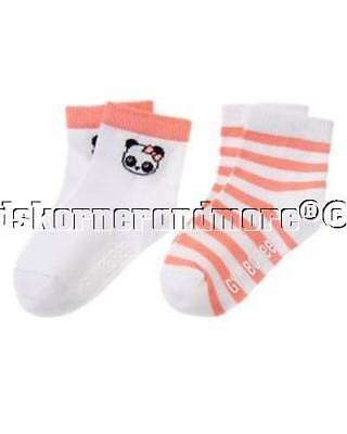 Gymboree Animal Party 4T-5T Socks Set Panda Pink Striped Shoe Size 10 11