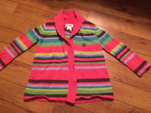 Genuine Kids From Oshkosh Size 3T 100% Cotton Multi Color Sweater
