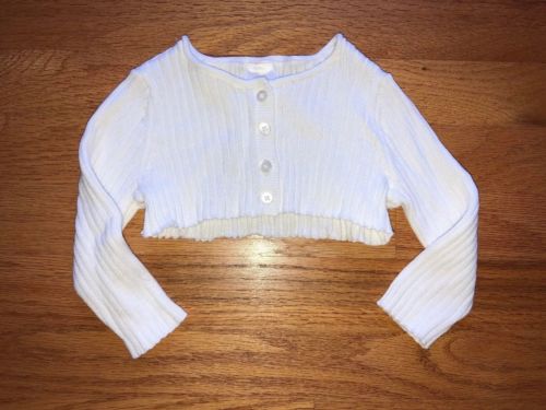 Infant Baby Cat & Jack Long Sleeve Button Front Sweater Shrug 6-9 Months