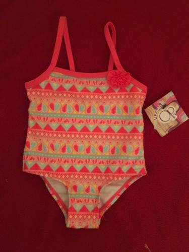 New Infant Girls Swimsuit From OP Sz 3/6 Mos