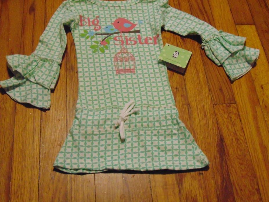 Fireflies & Fairytales 18 months BIG SISTER tunic/dress NWT
