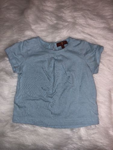 7 For All Mankind Girls Infant Shirt Blue Size 24m