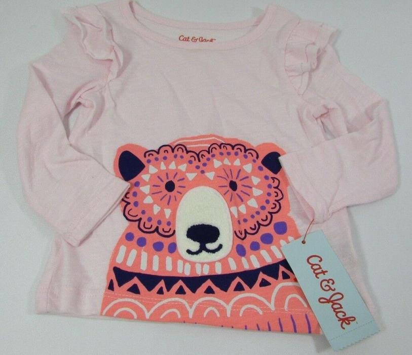 Cat & Jack Girls Baby Bear T shirt