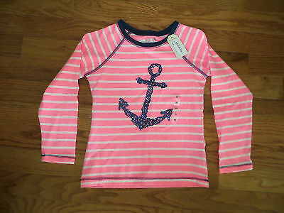 NWT Girl's Anchor Striped Sailor Tee  by Arizona  Size 4Y