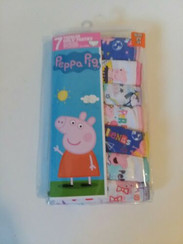 PEPPA PIG Underwear Mega Value 7 pack Panties Toddler Girls Size 2T-3T FAST FREE