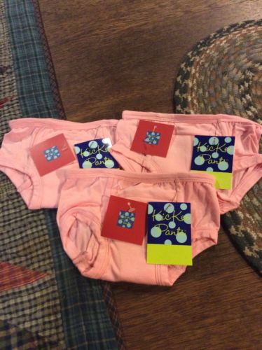 NWT Kickee Pants 3 Pairs Toddler Girls Training  Underwear...size 2-3T