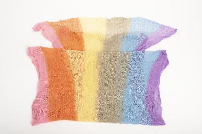 Bright Rainbow Wrap - Stretch Knit Nubble Wrap