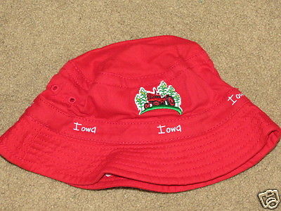 ADORABLE American Crown red hat - Iowa, tractor - for toddler - CUTE