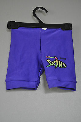 Radicool Rash Guard SPF UPF Swimwear Purple Biker Swim Surf Shorts - Size 1 2