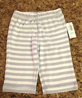 NWT Boy's/Girl's Old Navy Gray & White Striped Pants - Size 0-3 Months