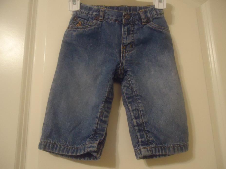 BabyGap Size 6-12 Months Lined Blue Jeans