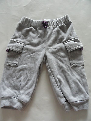 Carter's Gray Cotton Cargo Long Pants Size 6M 6 Months