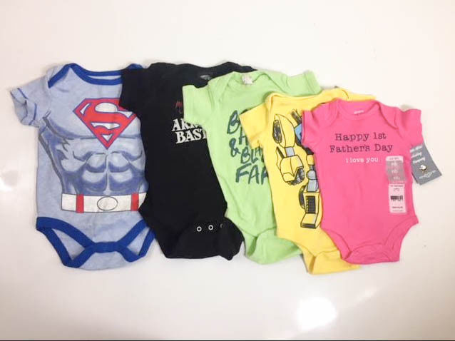 Lot of 5 Baby Infant Boys Girls Bodysuit Transformers 2 6 ,9,12 MO Funny