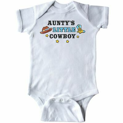 Inktastic Auntys Little Cowboy With Cowboy Hat And Boots Infant Bodysuit Aunt