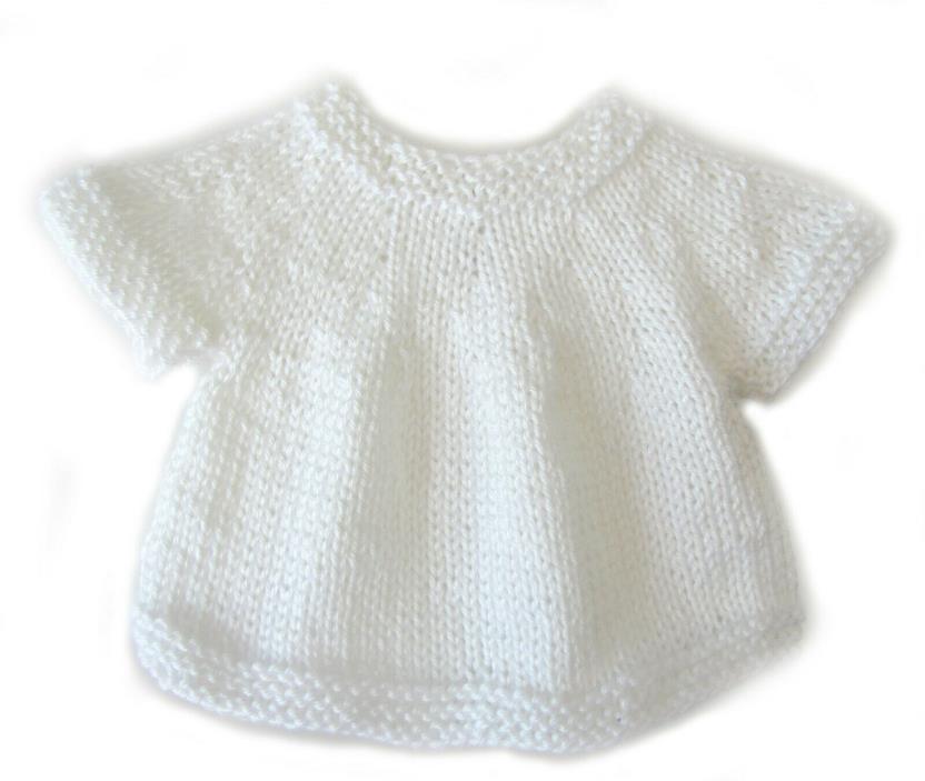 NEW KSS Handmade White Toddler Short Sleeve Sweater/Vest (18 Months) SW-249