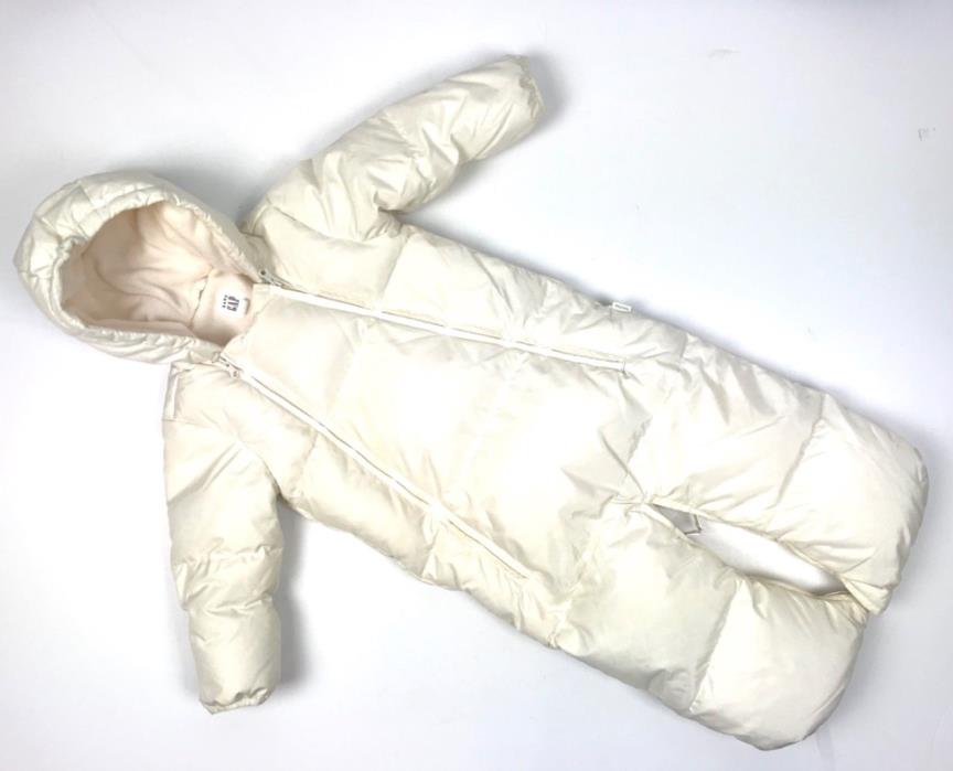 Baby Gap Down Infant Snow Suit Bunting Puffer Warmest One Piece 6-12 Months