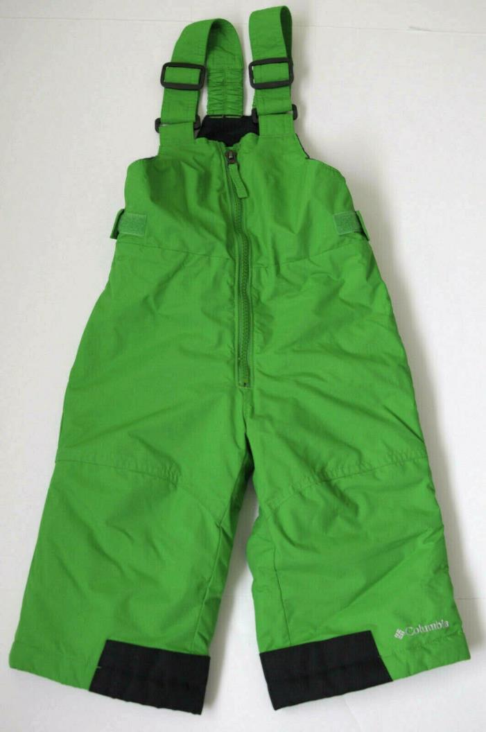 Columbia Omni Shield Toddler Kids Snowsuit Snow Pants Green Insulated Size 2 T