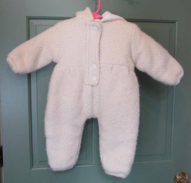 Uncle Branigan Baby Cream/Off White Snow Suit  - Made in Ireland - Size P