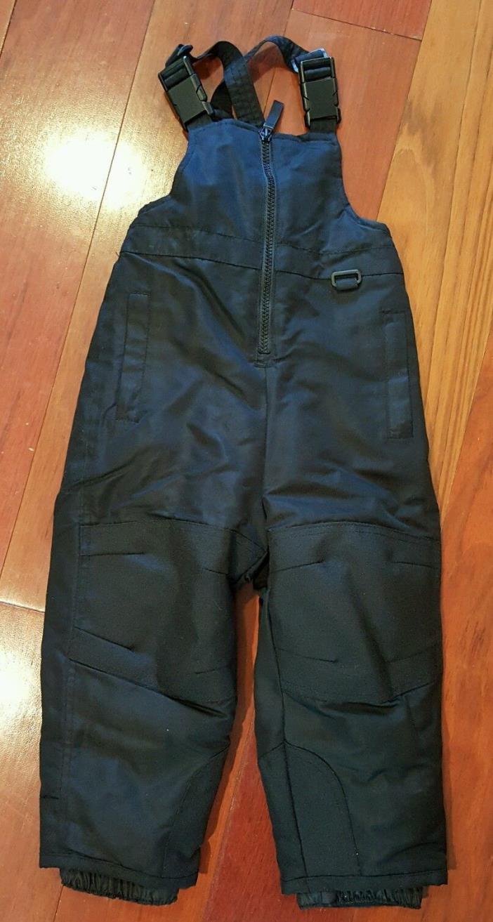 Girls Boys Circo black snow Pants bibs overalls snowsuit sz 18 Months
