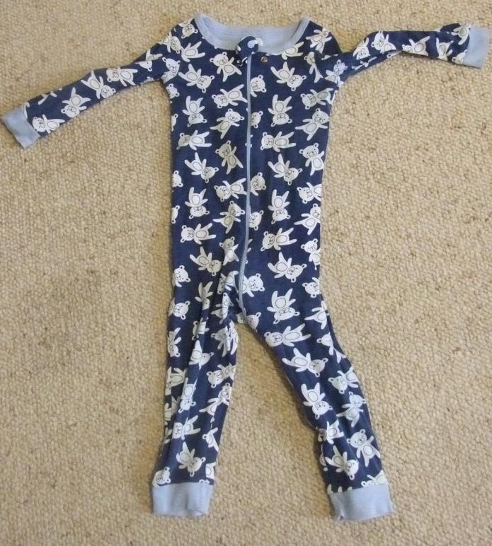 BLUE TEDDY BEAR PAJAMAS 2T from A CHILDREN'S PLACE - Gently Used -