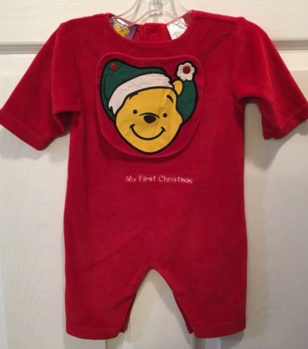 Winnie the Pooh Baby 0-3 Months Red 