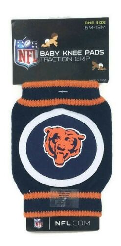 NFL Chicago Bears Football Baby Knee Pads Traction Grippers  6-18 months NEW NWT