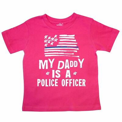 Inktastic Police Officer Daddy Law Enforcement Toddler T-Shirt My Is Policeman