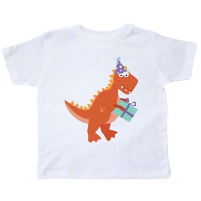 Inktastic Dinosaur Birthday Toddler T-Shirt Dino Party Prehistoric Kids Cute Kid