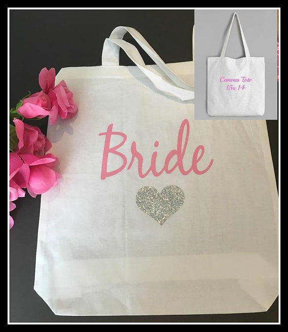 Bride tote bag bride gift bachelorette gift shower gift bride bag bride tote 3