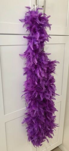 Mardi Gras Royal Purple Feather Boa