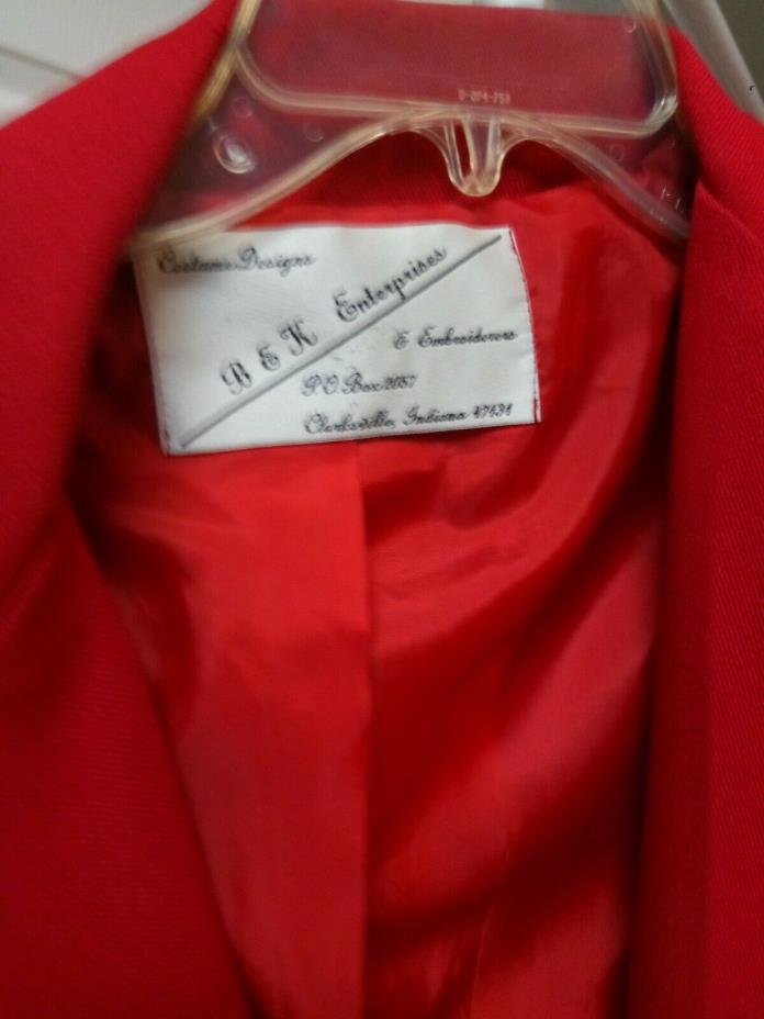 Red Elvis gospel suit