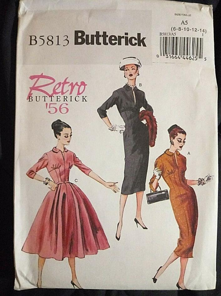 Butterick Retro Butterick '56 B5813 Misses Dress Pattern