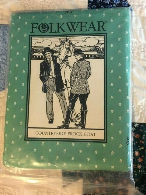 Folkwear Pattern #263 Countryside Frock Coat--New