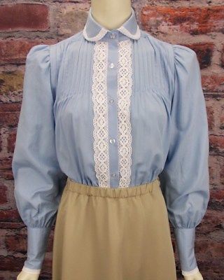 FRONTIER CLASSICS Victorian Open Range  Blouse Dickens Cowgirl