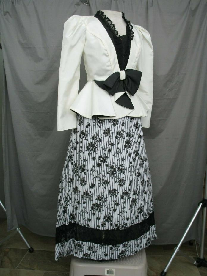 Victorian Dress Edwardian Costume Civil War Reenactment Style