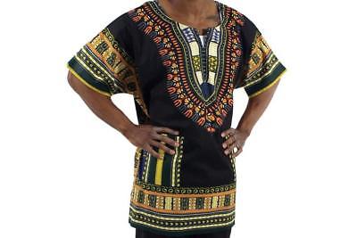 Plus Size Dashiki Black (Size 5x)