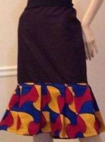 Africa Ankara Print Skirt