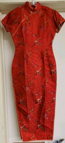 Traditional Oriental dress red sz 10