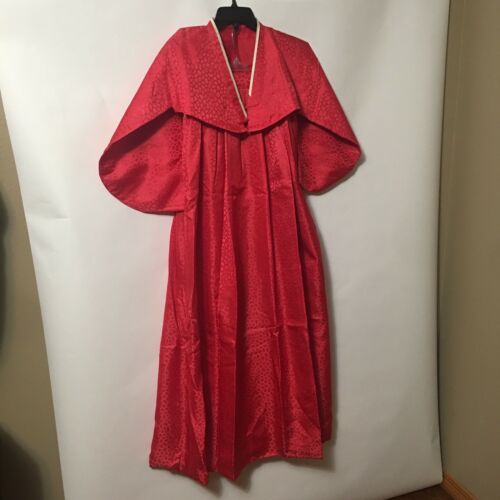Vintage Korean Hanbok Traditional Women's Dress Costume Adult S Red 2 pc