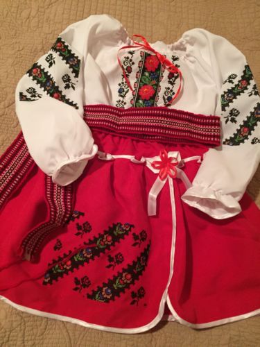 Ukrainian Costume Vyshyvanka For 5-6 Y Girl (14)