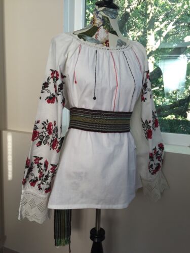 Handcrafted Ukrainian Vyshyvanka Folk Shirt