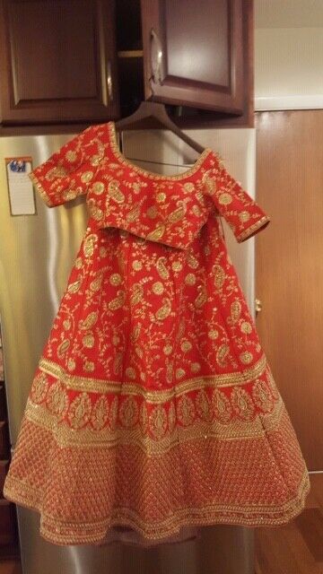 Sabyasachi Replica Red Wedding Lehenga BRAND NEW NEVER USED OR WORN!