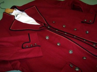 SMALL/MEDIUM EU50 ADULT MENS NORWEGIAN BUNAD   HANDSOME DEEP RED FROM NORWAY