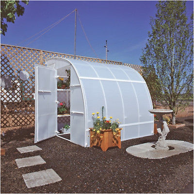 Solexx Harvester 8 Ft. W x 16 Ft. D Lean-To Greenhouse