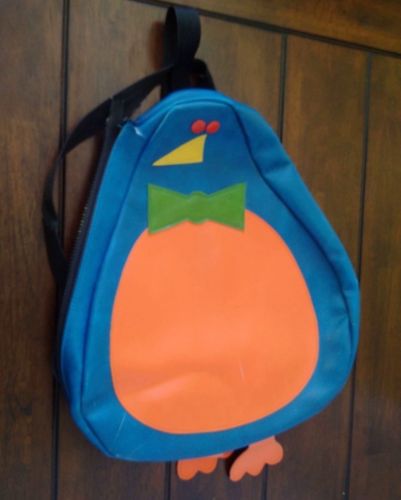 rare handmade PENGUIN kid's BACKPACK used as ballet dance bag