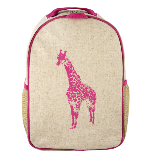 SoYoung Pink Giraffe Toddler Backpack