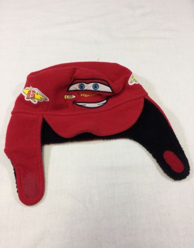 Disney Pixar Cars Boys Winter Beanie Solid Red One Size Fits Most